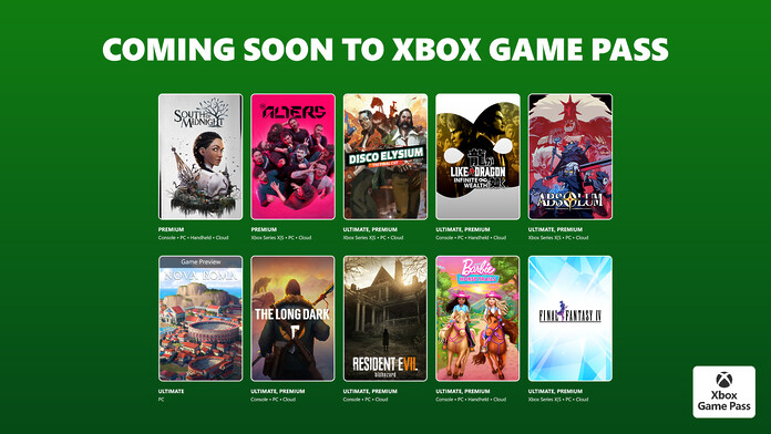 Xbox Game Pass anuncia 12 juegos para marzo 2026