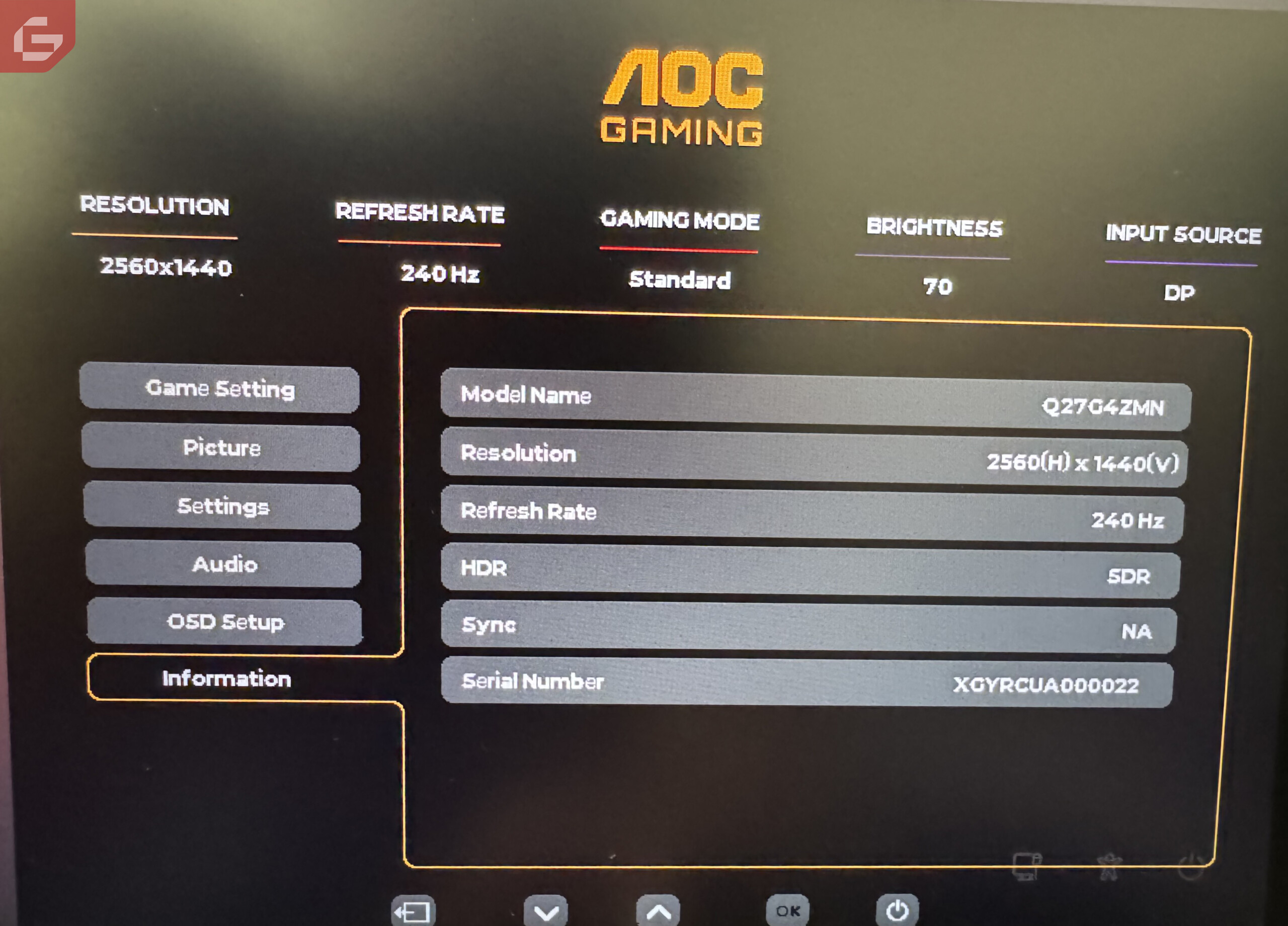 AOC Q27G4ZMN Mini-LED Review GamersRD8