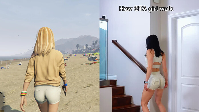 Instagramer imita a NPC de GTA y se vuelve viral