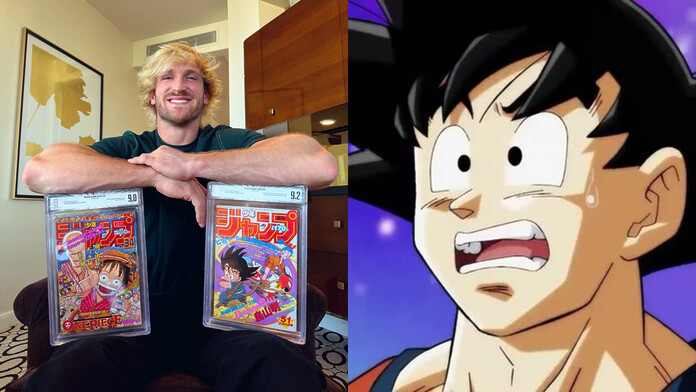 Logan Paul hace enojar a los fans de One Piece y Dragon Ball