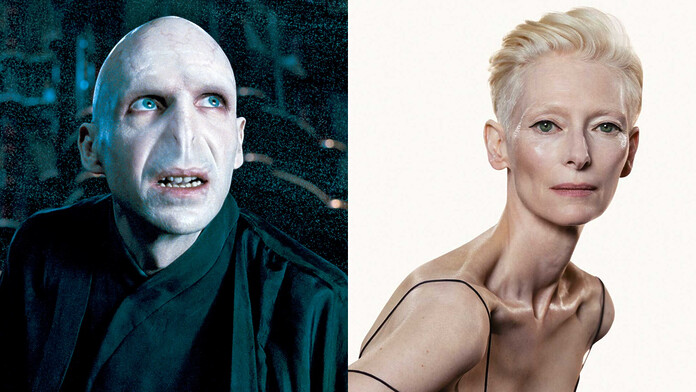 Ralph Fiennes quiere a Tilda Swinton para ser Voldemort