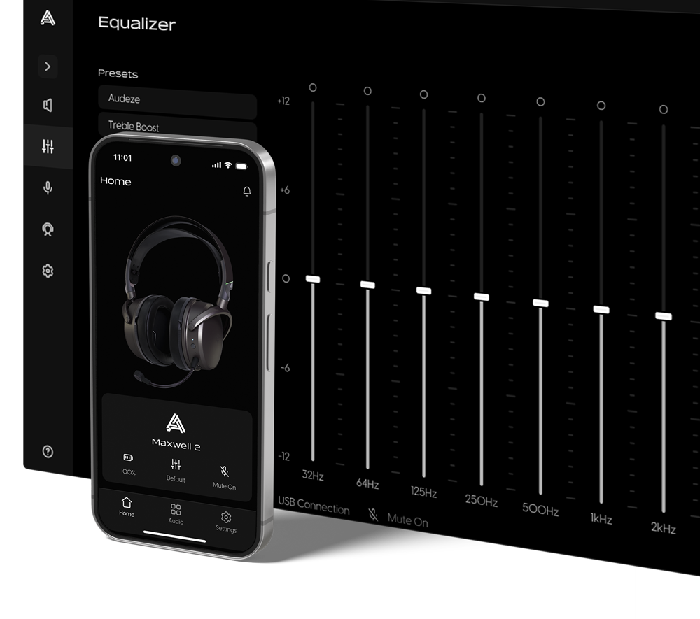 audeze app screen image