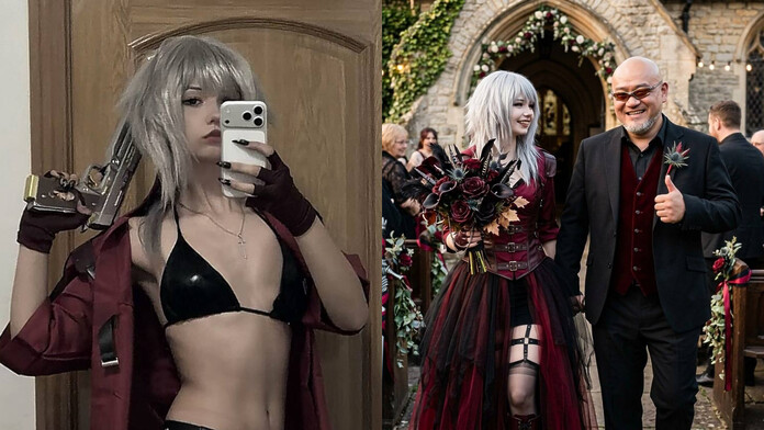 Hideki Kamiya le pide "casarse" a una cosplayer de Dante