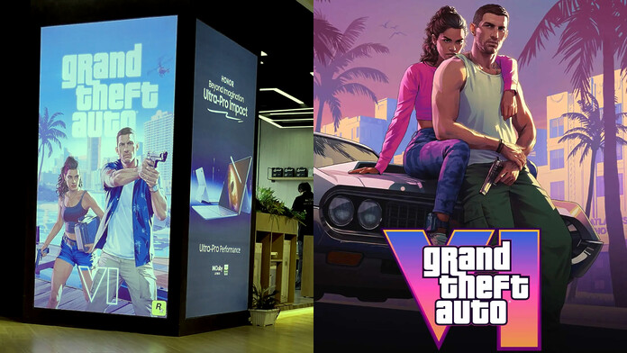 Un centro comercial le hace publicidad gratis a GTA VI