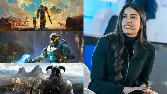 Asha Sharma quiere acelerar el desarrollo de Fallout, Halo y Elder Scrolls