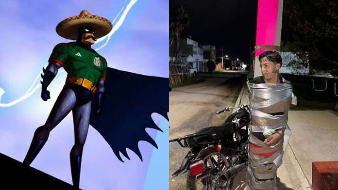 Batman real está deteniendo delincuentes en México