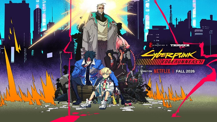Cyberpunk: Edgerunners 2 confirma su estreno para otoño de 2026