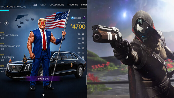 La Casa Blanca desata indignación con un meme de Trump y Destiny 2