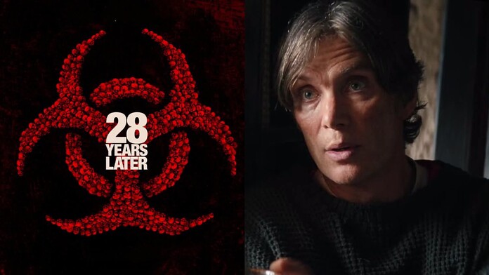 Cillian Murphy caracterizado como Jim en 28 Days Later junto al anuncio de su regreso en 28 Years Later Part 3