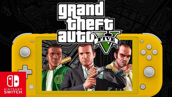 GTA V junto a la Nintendo Switch, consola para la que fue cancelado el proyecto fan tras el aviso legal de Take-Two