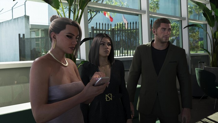 Logotipo de GTA 6 junto a los rumores sobre tolerancia cero en la moderación de su modo online