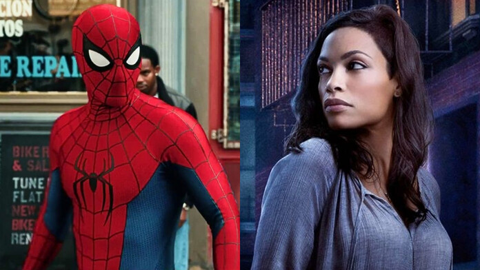 Rosario Dawson caracterizada como Claire Temple junto al anuncio del reestreno de Spider-Man: Brand New Day