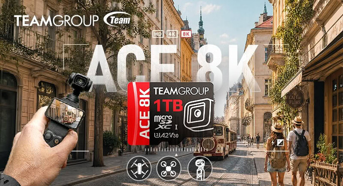 TEAMGROUP ACE 8K MicroSDXC, GamersRD