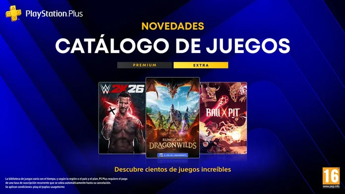 WWE 2K26 y RuneScape: Dragonwilds llegan a PS Plus de septiembre