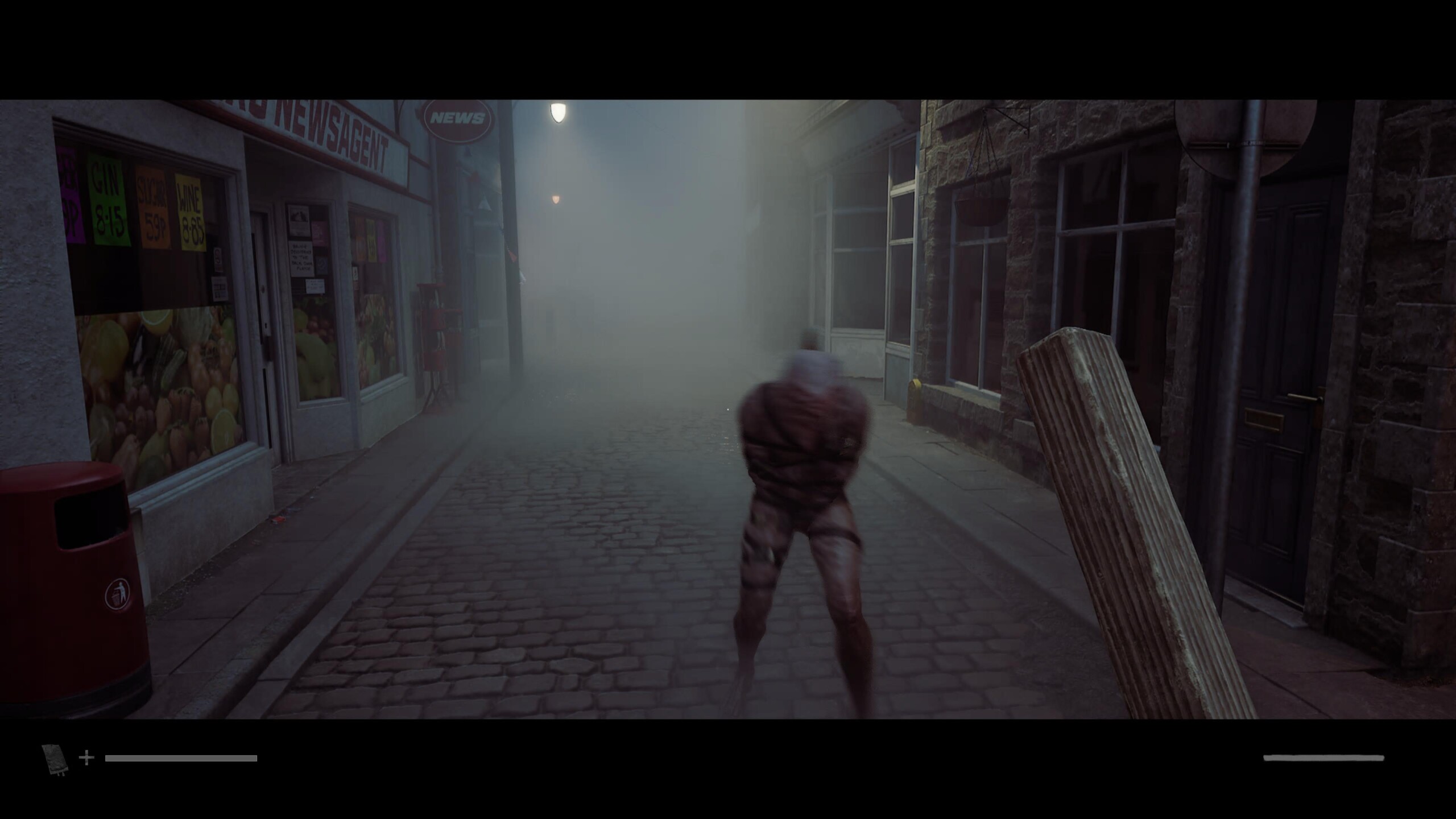 Simon enfrenta a un enemigo en Silent Hill: Townfall