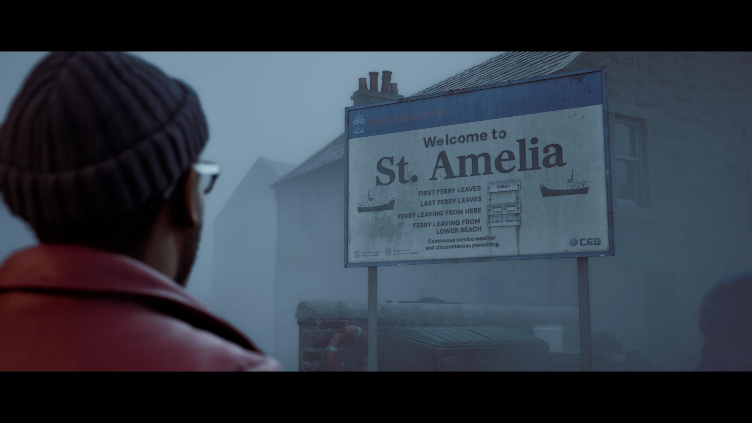 St. Amelia cubierta por la niebla en Silent Hill: Townfall