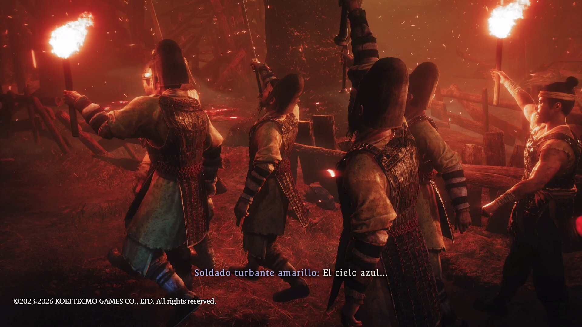 Protagonista de Wo Long: Fallen Dynasty Complete Edition explorando un escenario en Nintendo Switch 2