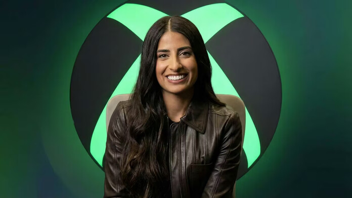 Asha Sharma, máxima ejecutiva de Xbox, durante una reunión interna sobre el futuro de la marca