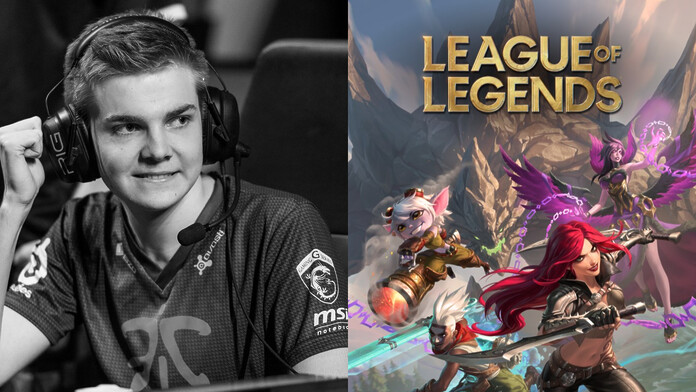 Fotografía de Lauri Cyanide Happonen vistiendo la camiseta del equipo de esports Fnatic.