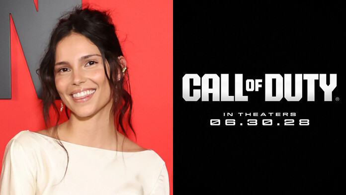 Inde Navarrette junto al logotipo de Call of Duty, en el anuncio de su interés por la película