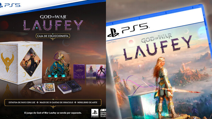 Figura de resina de Faye con iluminación integrada de la Collector Box de God of War Laufey