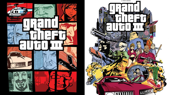 Portada en viñetas de GTA III junto a la revelación de Dan Houser sobre su creación tras el 11-S