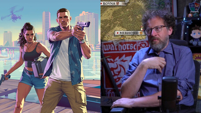 Martin Klima, cofundador de Warhorse Studios, junto a GTA 6 en el contexto de sus declaraciones sobre los precios
