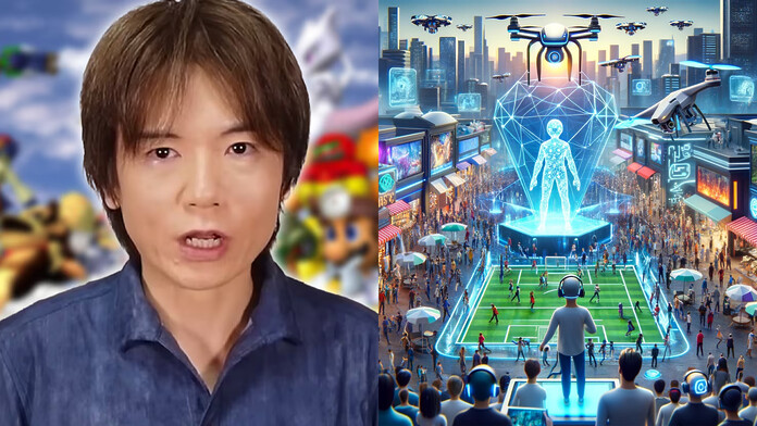 Masahiro Sakurai y su postura sobre la IA en videojuegos Masahiro Sakurai durante una entrevista sobre el impacto de la inteligencia artificial en los videojuegos