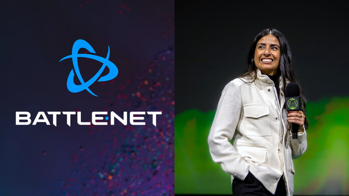 Logotipo de Battle.net junto al anuncio del plan para reforzar la tienda de Blizzard en PC