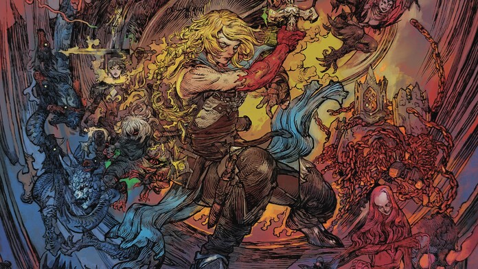 Rose Belmont combate criaturas en Castlevania: Belmont’s Curse