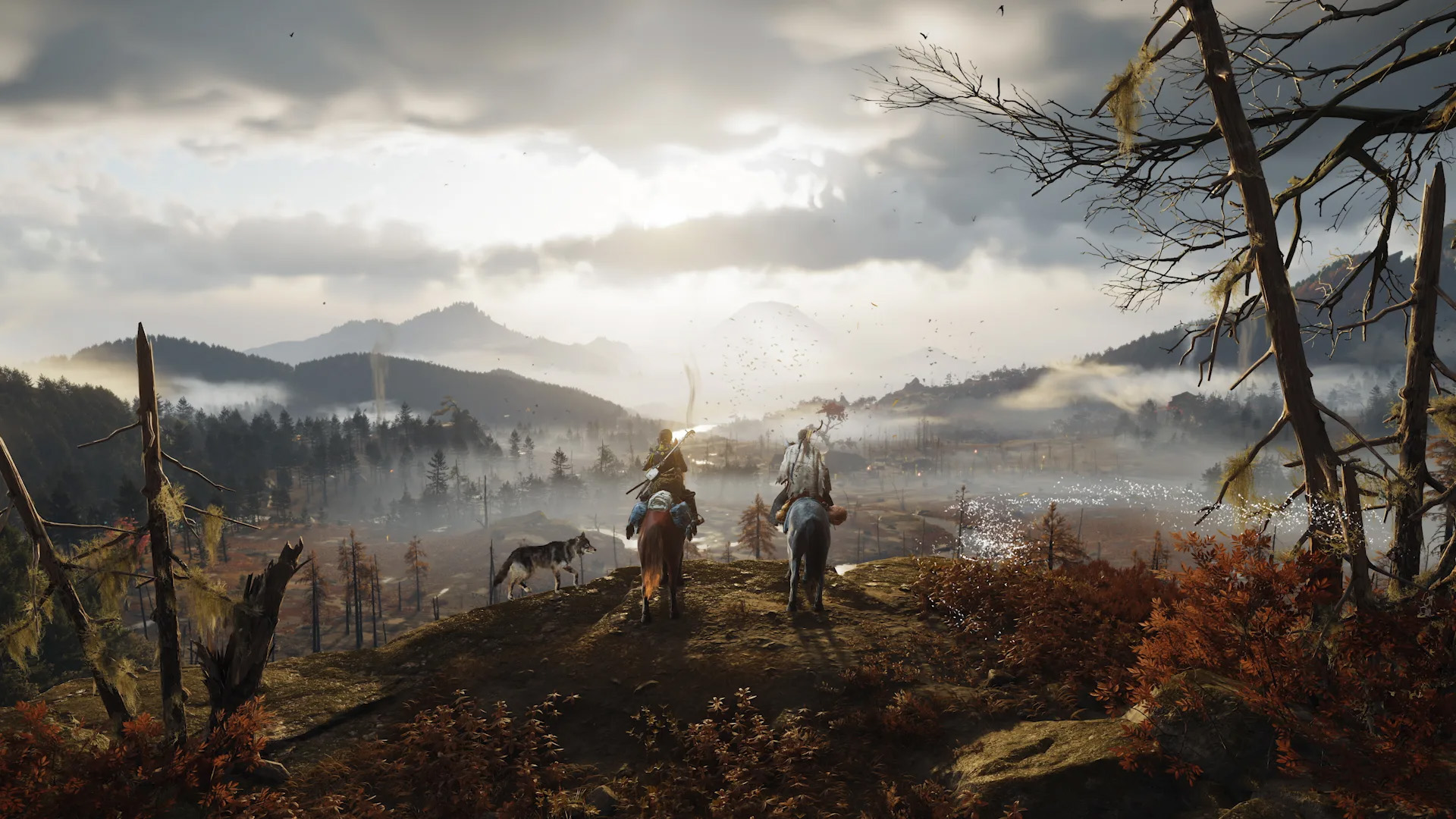 Paisaje de las Estribaciones de Ashoro en Ghost of Yōtei: Echoes of Sekigahara