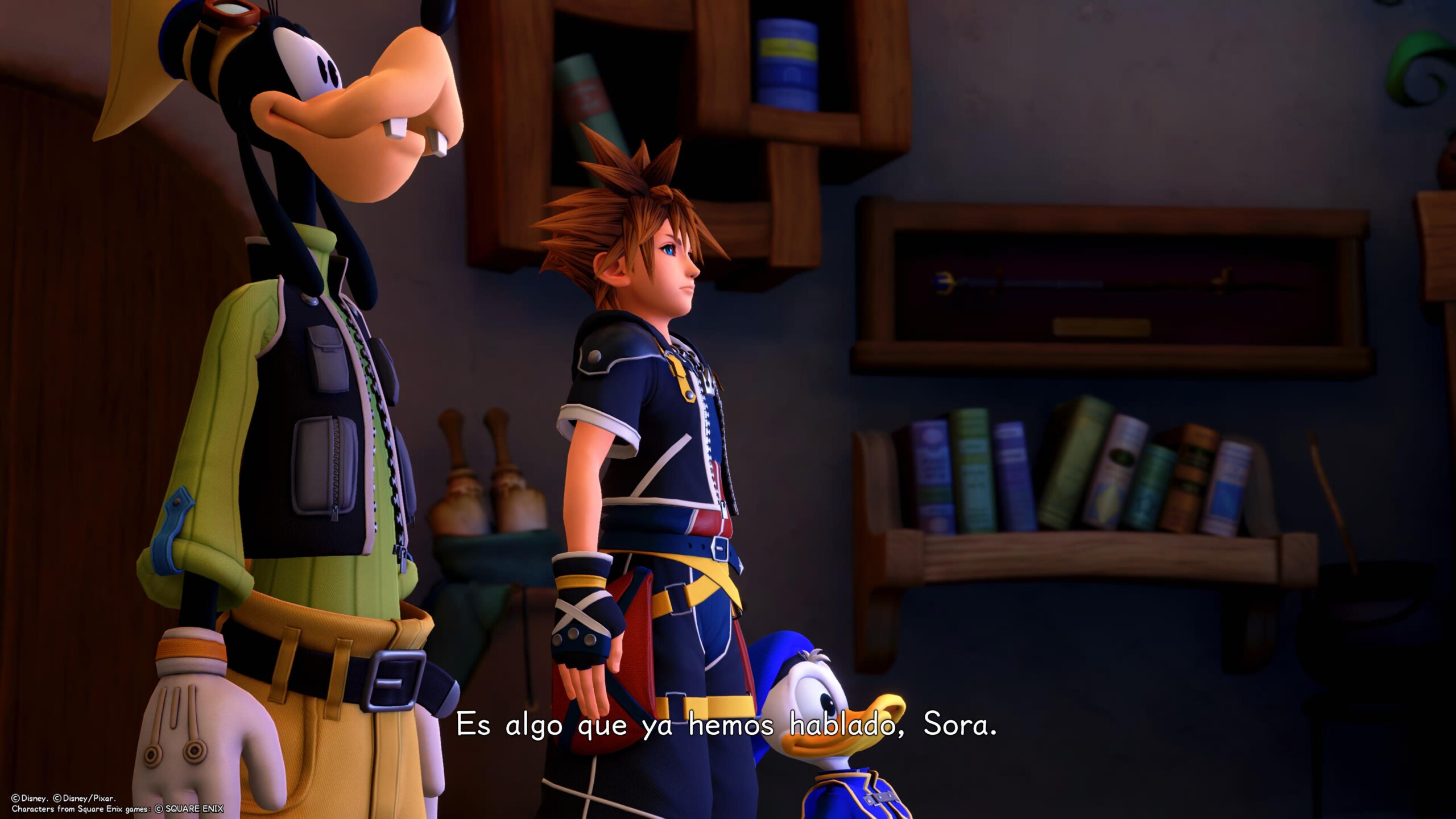 Sora, Donald y Goofy en Kingdom Hearts