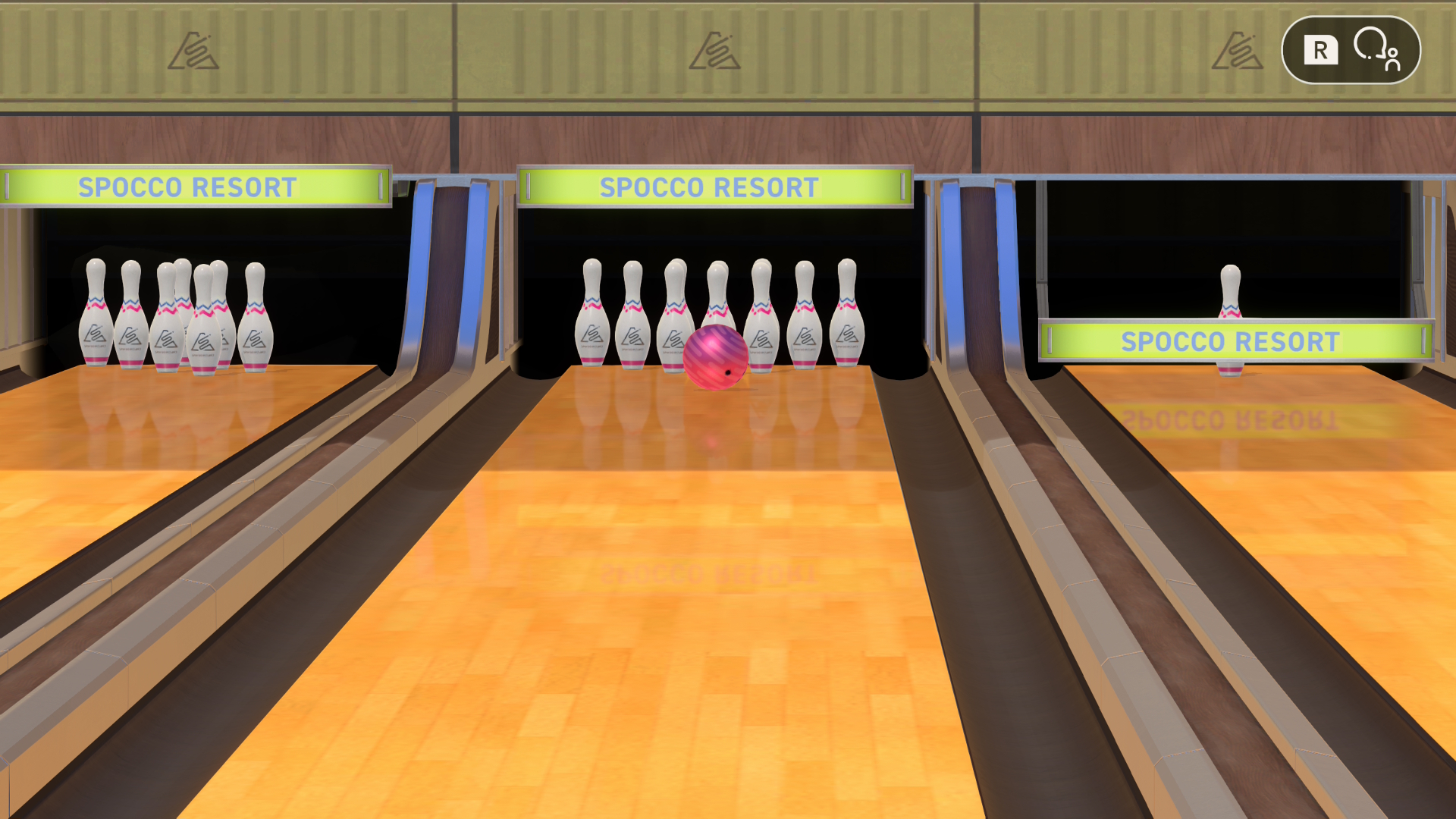 Partidas de bolos y tenis de mesa en Nintendo Switch Sports Resort