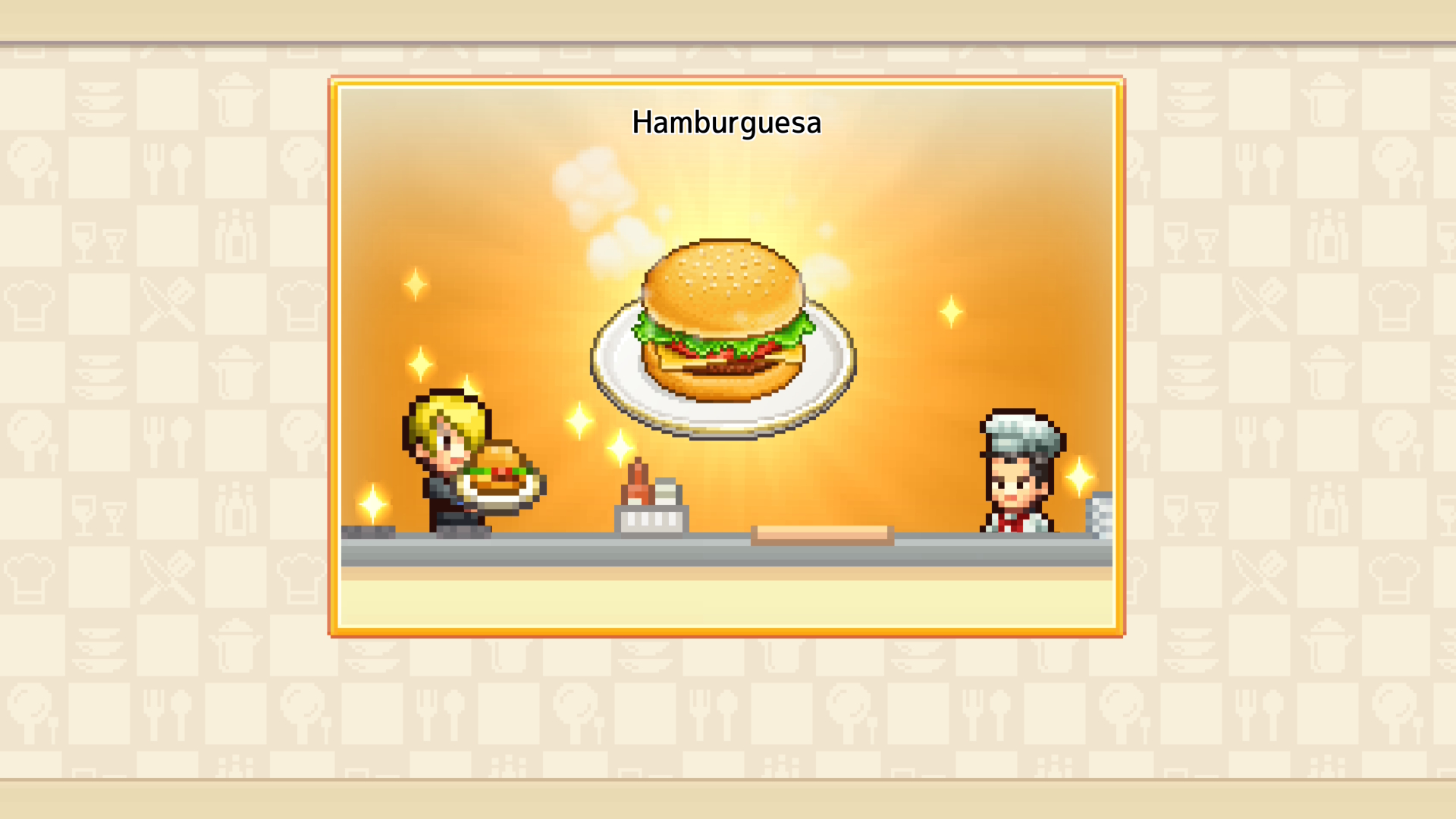 Menú de gestión del restaurante en ONE PIECE: Grand Gourmet