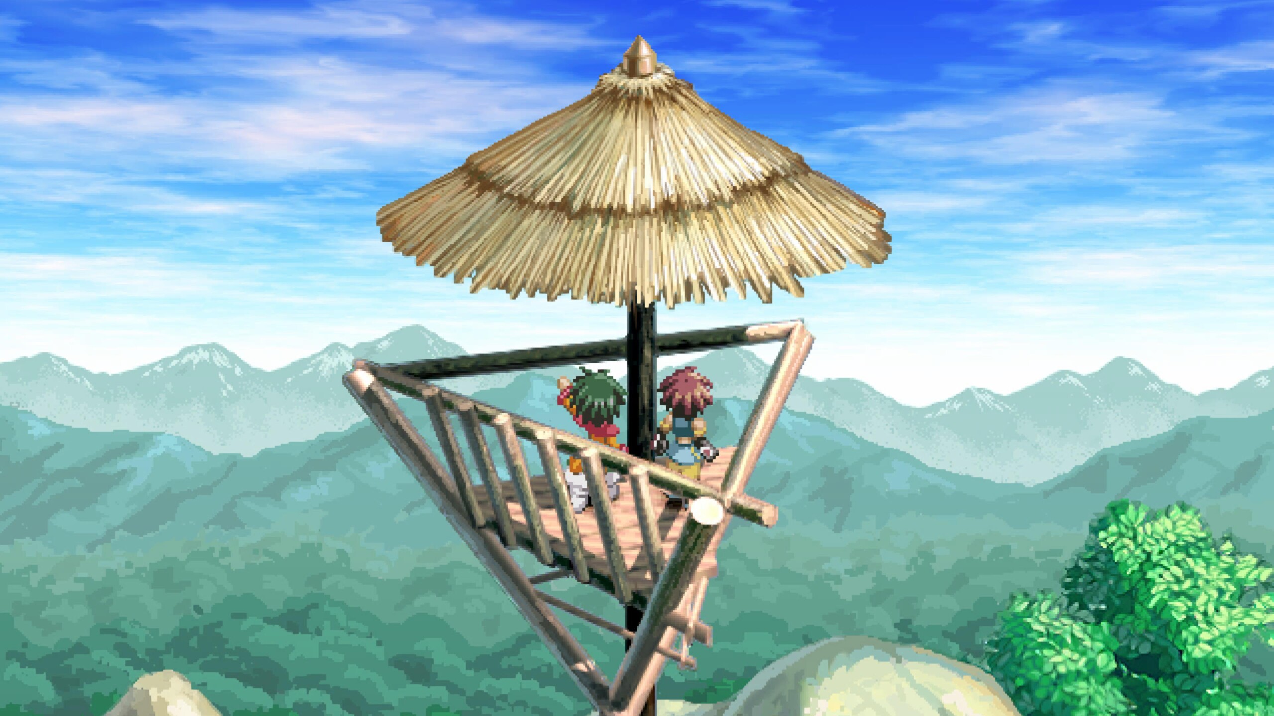 Escenario de Tales of Eternia Remastered con gráficos remasterizados