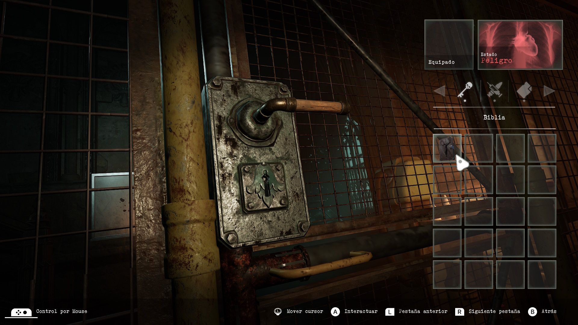 Elementos de un acertijo ambiental en Tormented Souls 2